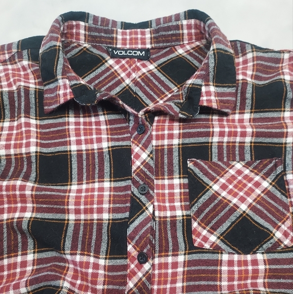 Volcom Weekend Plaid Dress/Tunic. Size L - Picture 4 of 7